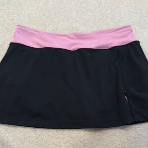 Black and Pink Skort